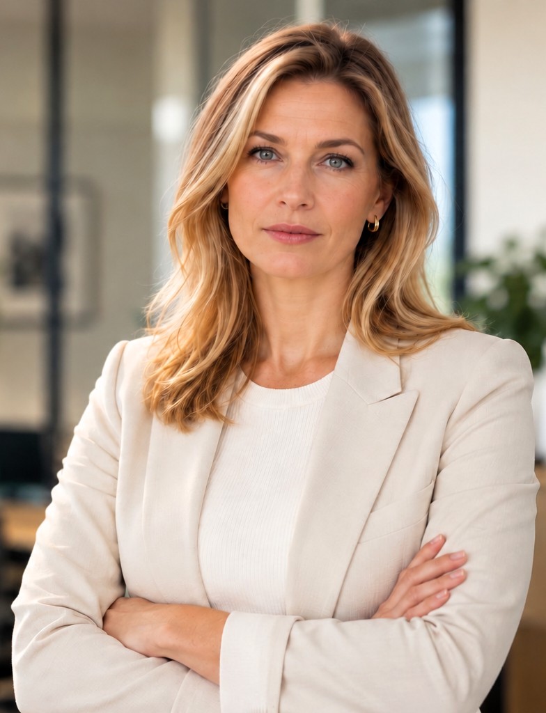 Frau Sommer, die fiktive KI-Beauftragte des Trainings
