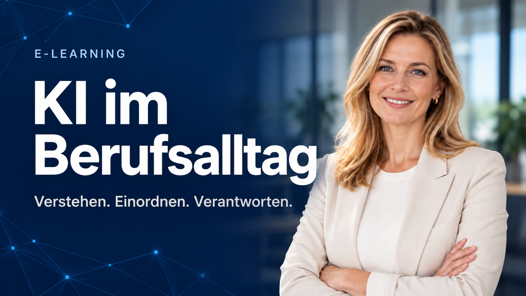 Kursmotiv KI im Berufsalltag mit Frau Sommer